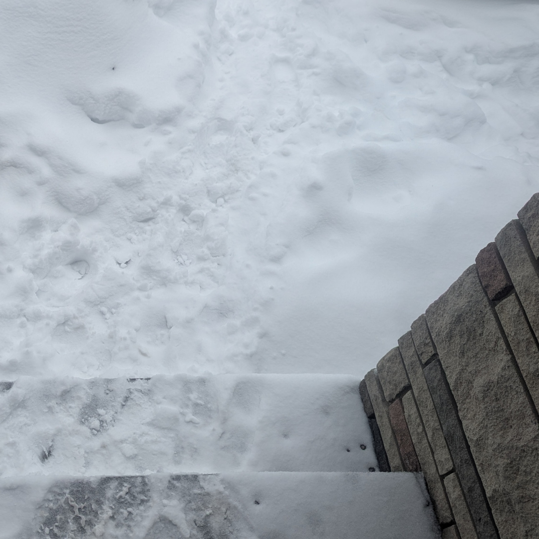 The first sound I recorded was from walking in the snow, as it can be satisfying to hear the crunch with each step. It can be easy to get used to and then be ignored after a while.  <br><audio controls src='audio/WalkingInSnow.mp3'></audio>